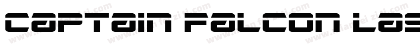 Captain Falcon Laser字体转换